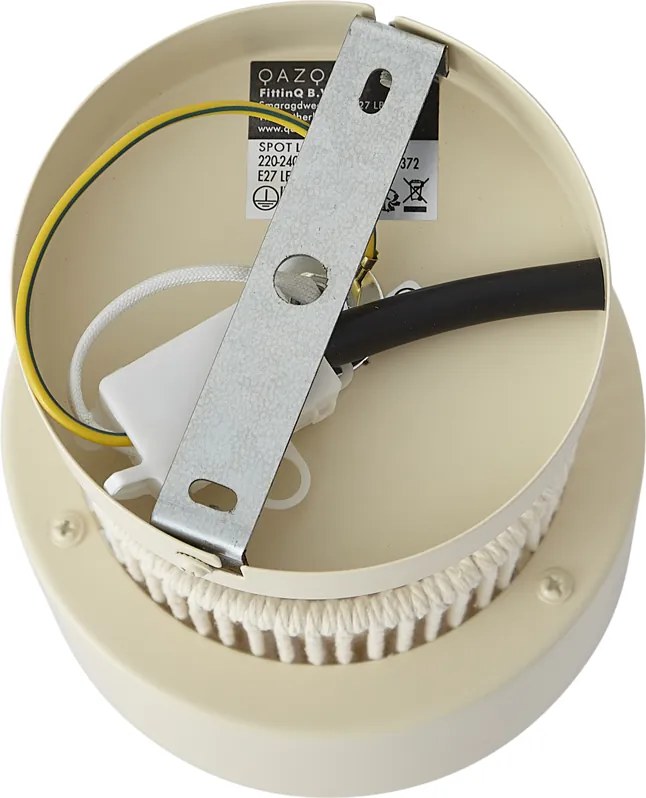 Moderne spot beige met touw draai- en kantelbaar - Kora