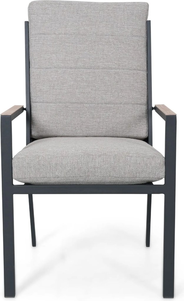 Tuinset 4 personen 180 cm Aluminium Grijs Lifestyle Garden Furniture Lecce/Camila