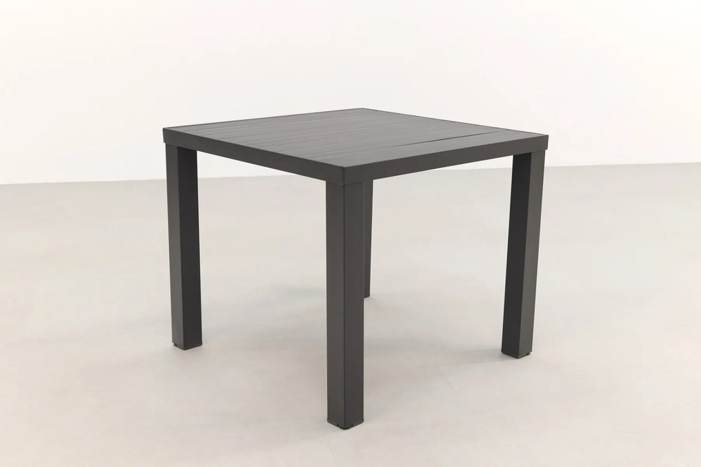 Lena tuintafel antraciet - 90 x 90 cm.