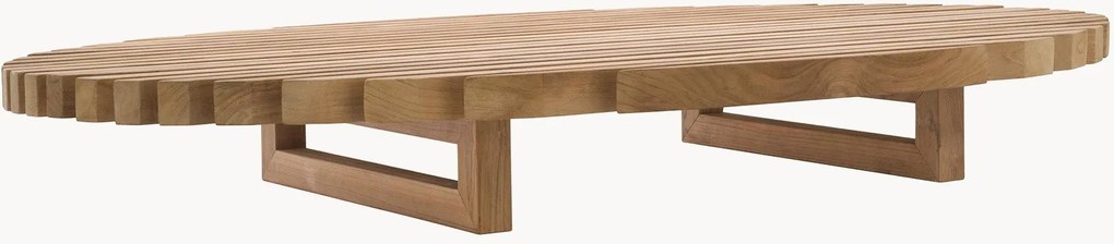 Ovale tuintafel Anjuna van teakhout