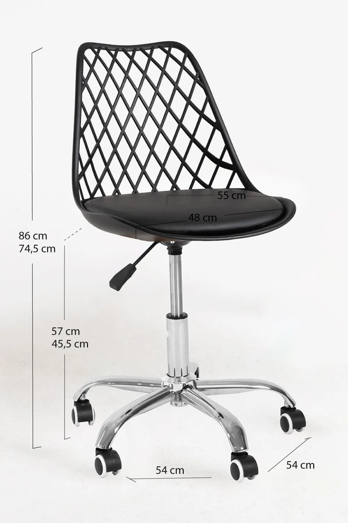 Pak 4 Mima-bureaustoelen in