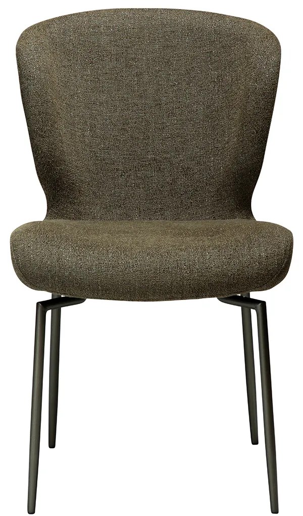 Dan-Form Glory Luxe Eetkamerstoel Olijfgroen Boucle