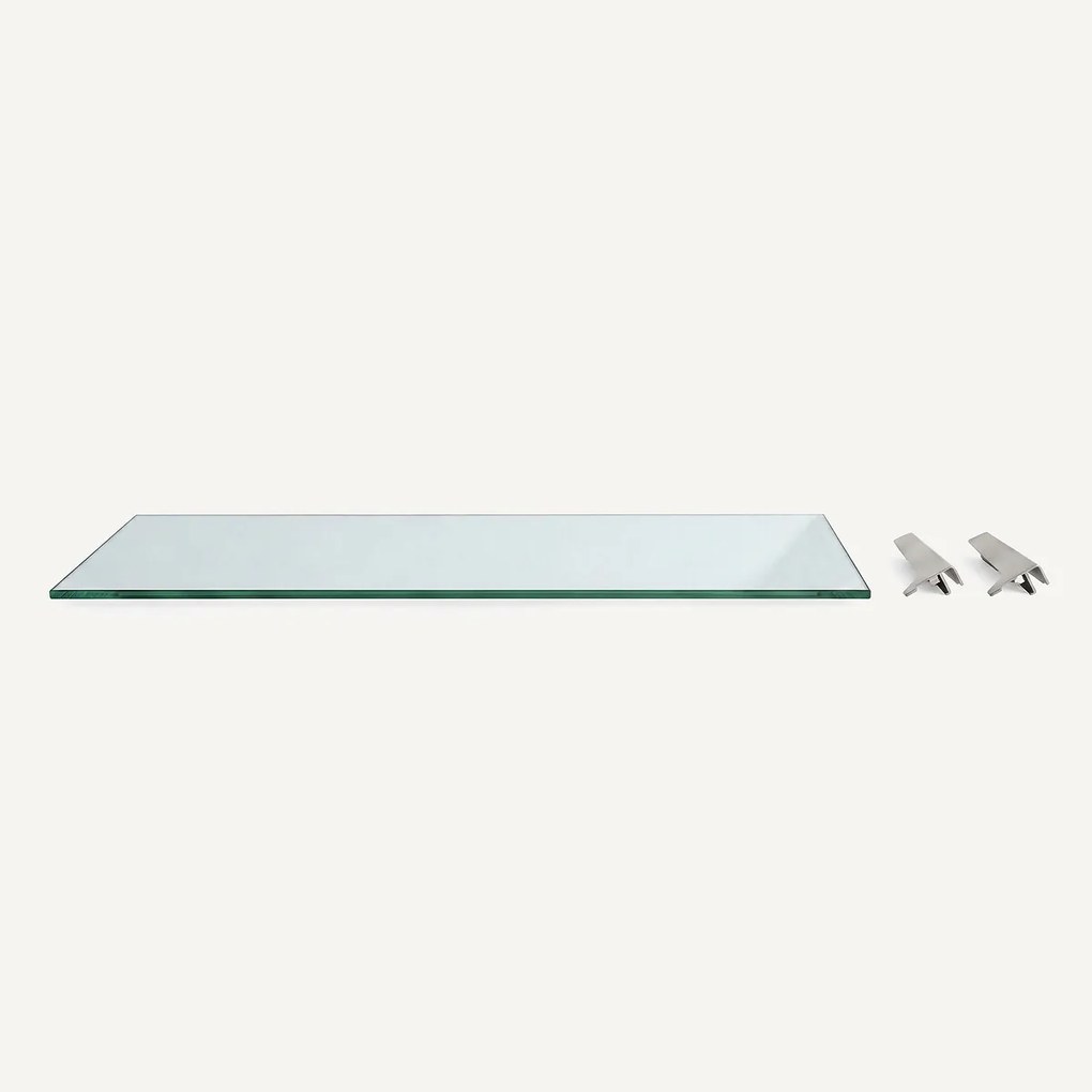 Legplank L110 cm in gehard glas, Archivita XL
