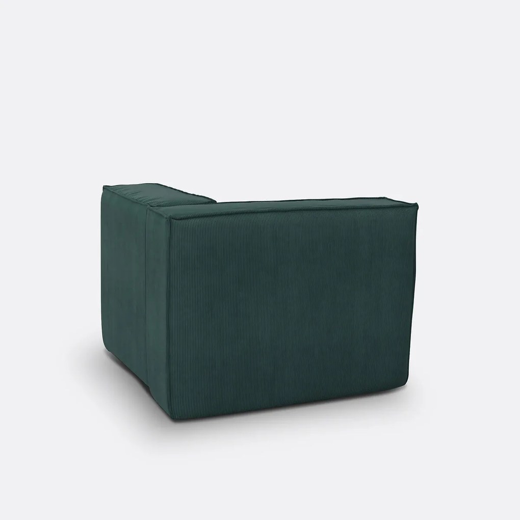 Modulaire hoek in geribd fluweel, Seven