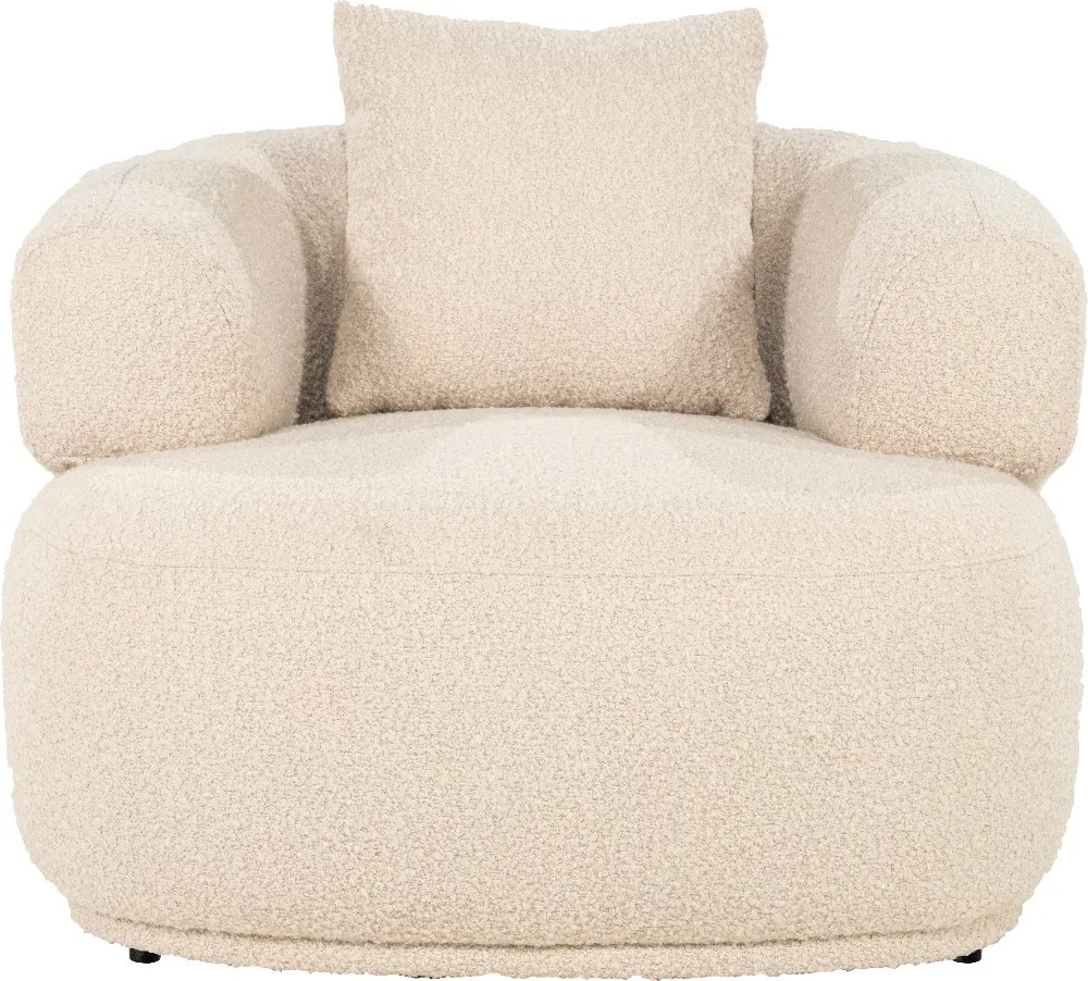 Eenvoudig Fauteuil Beige