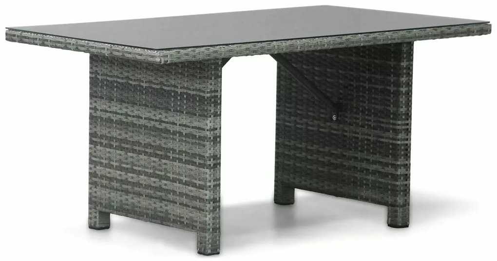 Stoel en Bank Loungeset 5 personen/6 personen/7 personen Wicker Grijs  Domani Furniture Beluga