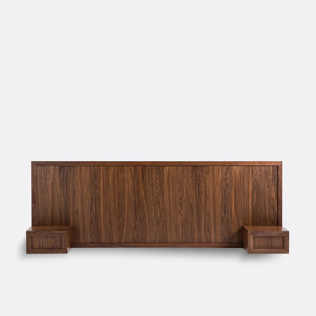 Hoofdbord met ingebouwde nachtkastjes, Silentio