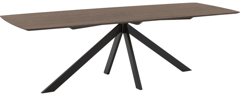 Goossens Excellent Eettafel Uniek, Semi rechthoekig 260 x 100 cm