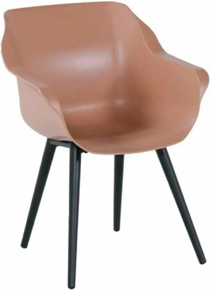Tuinstoel Kunststof Oranje Hartman Sophie studio italian terra - 3 + 1 actie