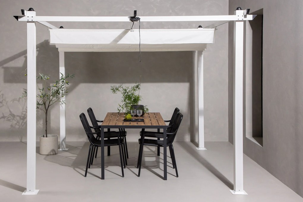 The Outsider Pergola Eva - Wit - Aluminium - 295x295cm - The Outsider