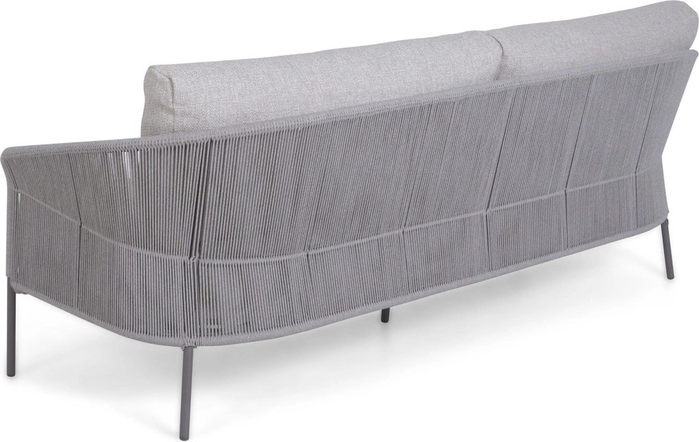 Stoel en Bank Loungeset 5 personen Rope Grijs  4 Seasons Outdoor Florence