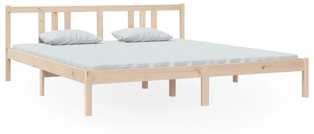 vidaXL Bedframe massief hout 180x200 cm 6FT Super King