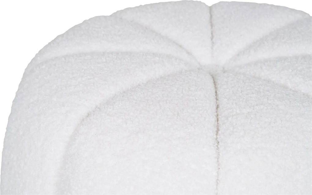 Paisley Poef Bouclé - Off-White