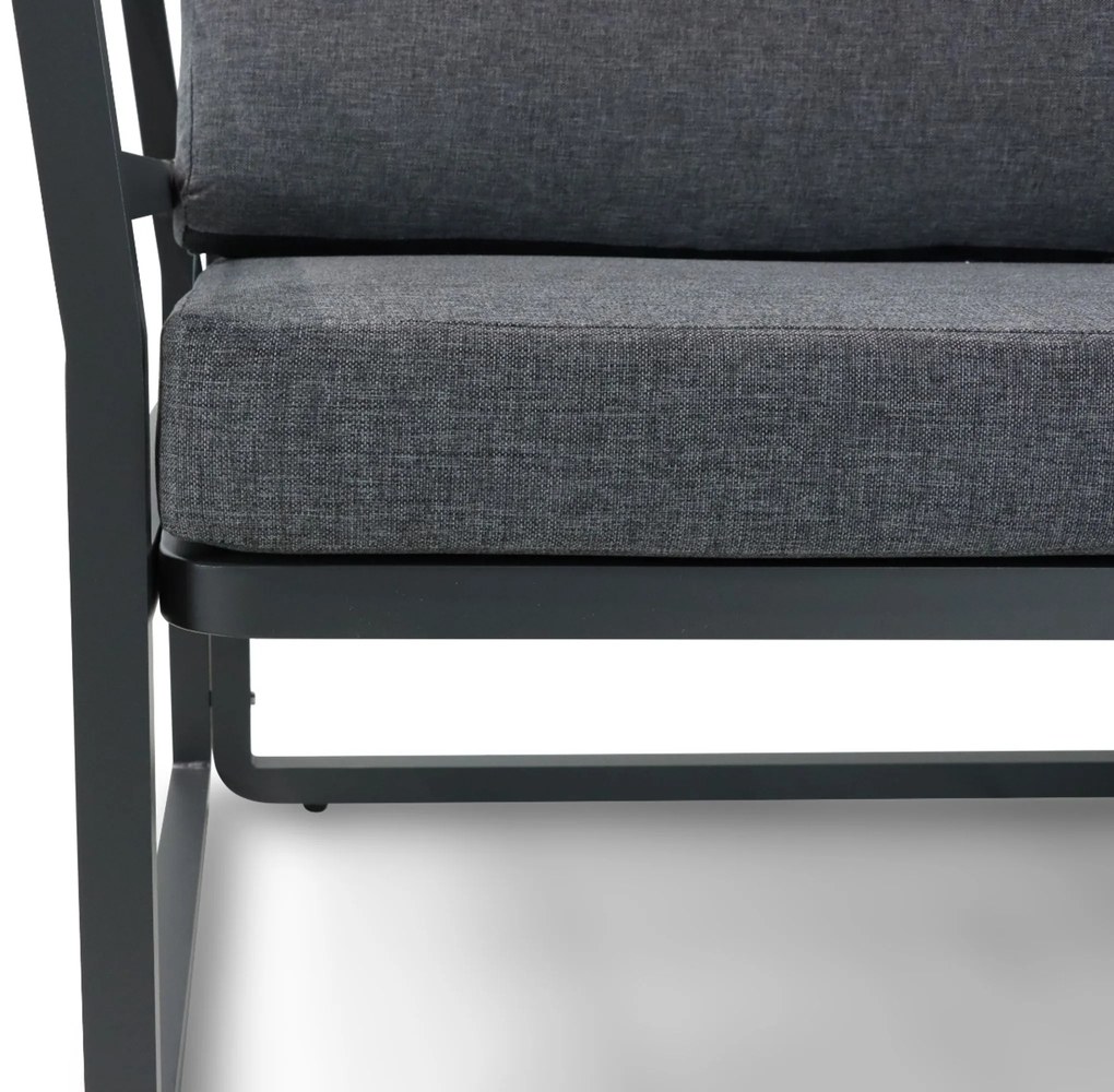 Dining Loungeset 5 personen Aluminium Grijs  Domani Furniture Beatrice