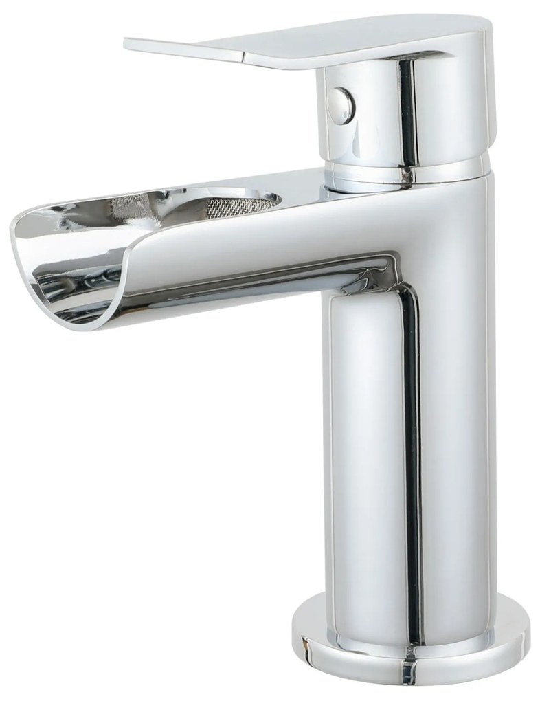 Sanigoods Luan waterval wastafelkraan chroom