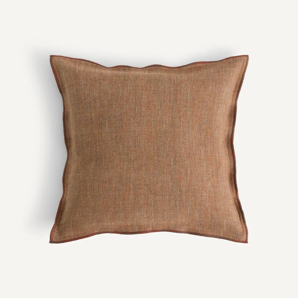 Geverfd geweven linnen kussenhoes, Missia