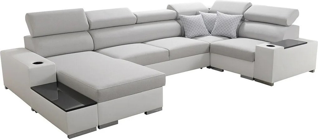 Hoekbank Pearland 101, Aanwezig, Aanwezig, 358x205x80cm, 247.03 kg, Poten: Metaal, Hout