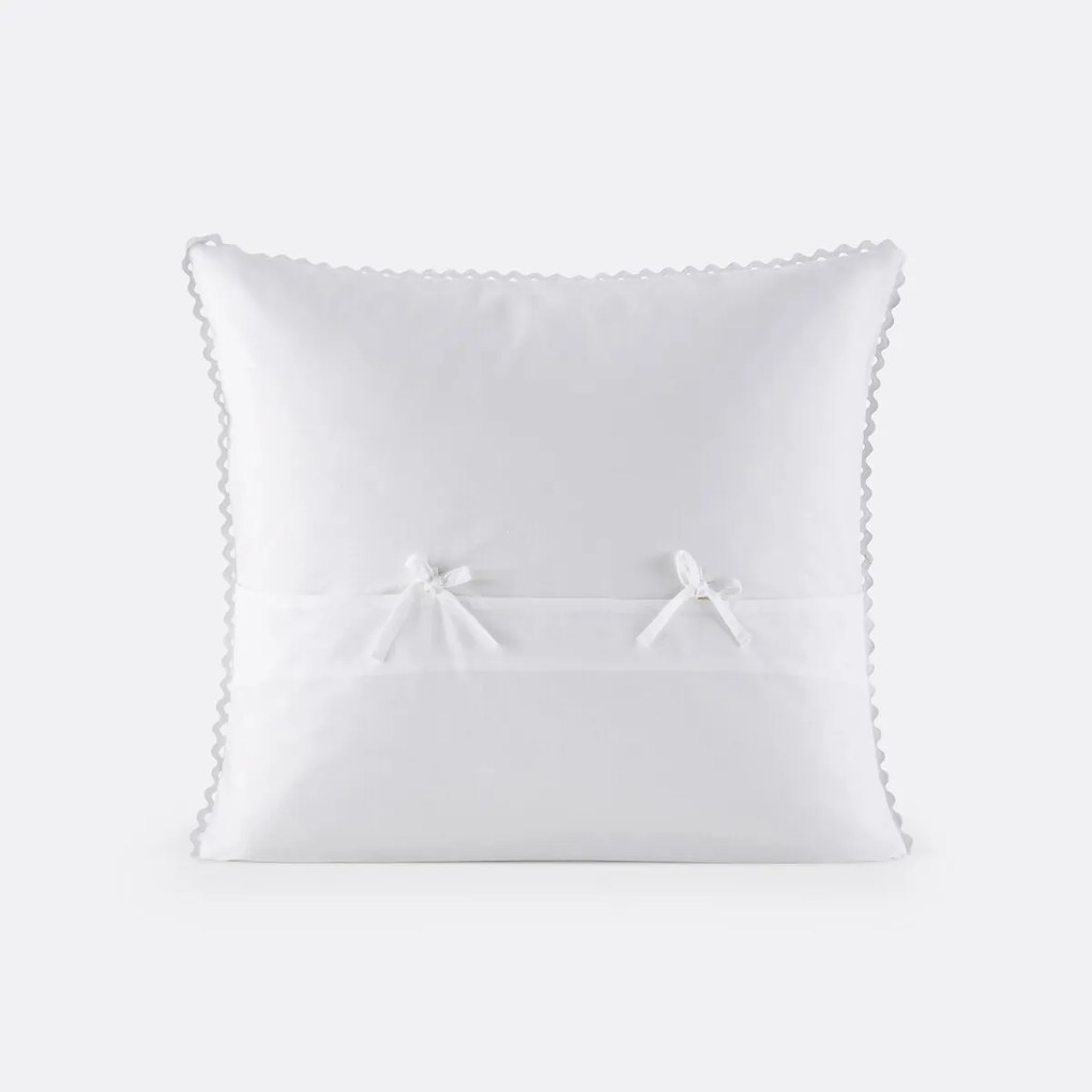 Geborduurde vierkante kussenhoes in katoen, Tennessee