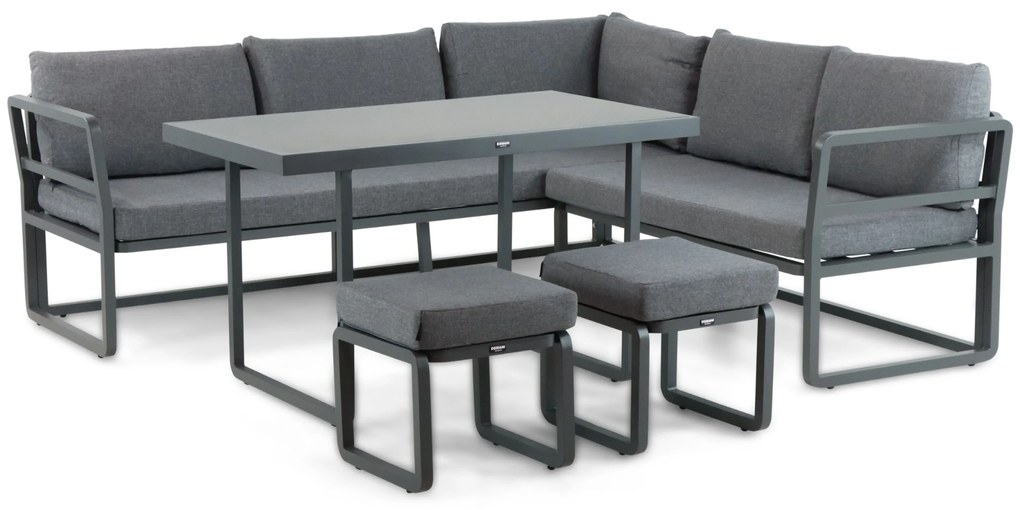 Dining Loungeset 5 personen Aluminium Grijs  Domani Furniture Beatrice