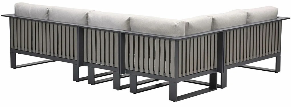 Garden Impressions Gabon hoek loungeset 4-delig taupe