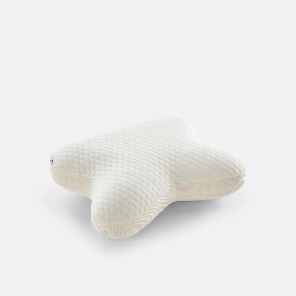 Ergonomisch hoofdkussen in klavervorm