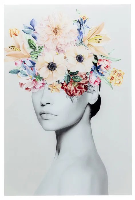 Kare Design Spring Hair Glas Schilderij