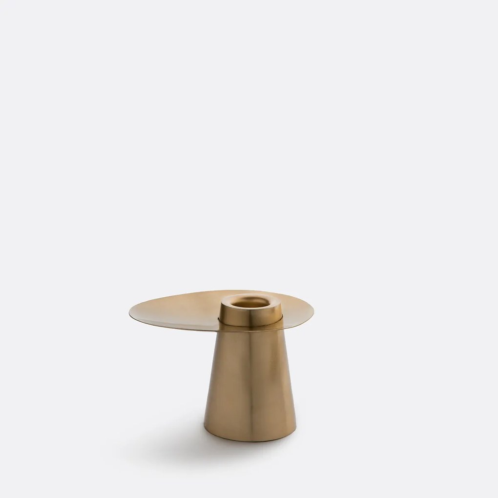 Kandelaar in messing H8 cm, Jory