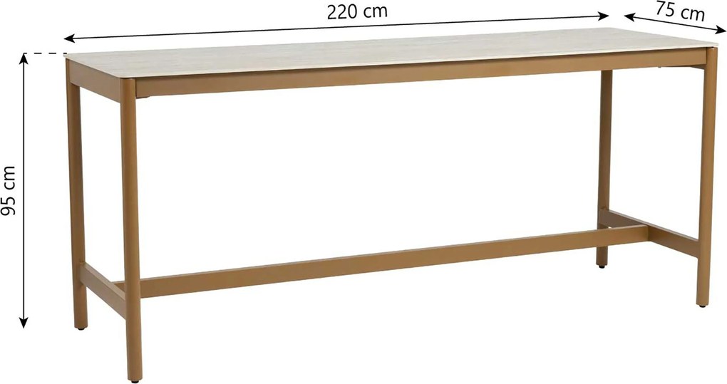 Tuinset 6 personen  Rope Taupe 4 Seasons Outdoor Biarritz/Soho