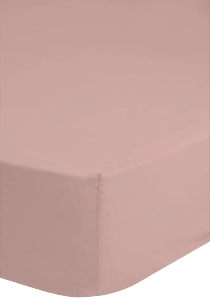 Hoeslaken 180x220 cm roze