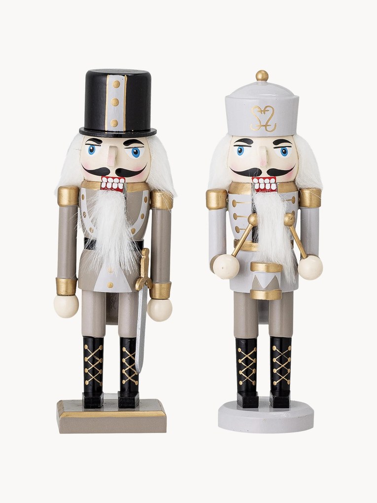 Decoratieve kerstobjecten Nutcracker, 2-delig