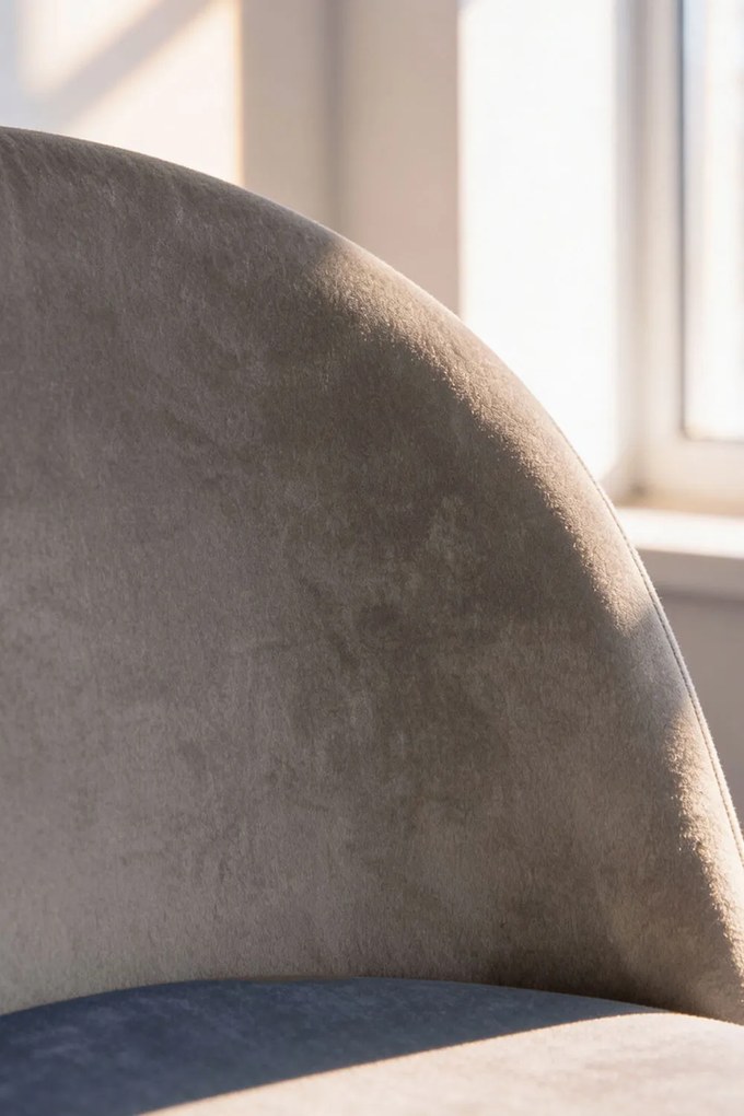 Vint fluwelen bureaustoel