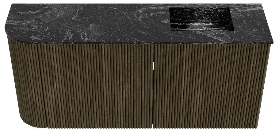 Mondiaz Joya DLux 90cm toiletmeubel ronding links shadow met wastafel faye rechts 1 kraangat lava