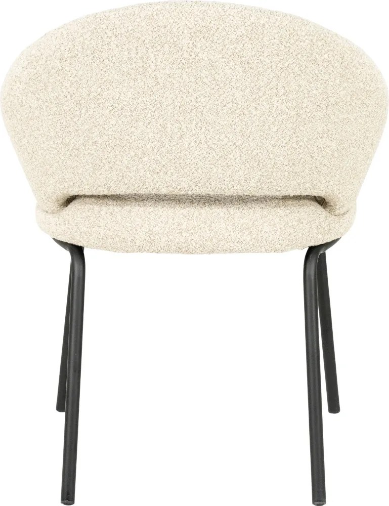 By-Boo Nido Eetkamerstoel Met Zwart Onderstel Beige