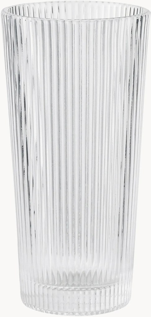 Highballglazen Pilastro met reliëfpatroon, 4-delig