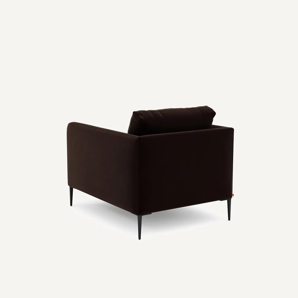 Fluwelen fauteuil, Oscar, ontwerp Emmanuel Gallina