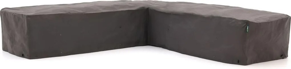 Tuinmeubelhoes geschikt voor Hoek loungeset | Kees Smit  | Kunststof | Grijs - Antraciet | 280x85cm | Kees Smit Tuinmeubelen