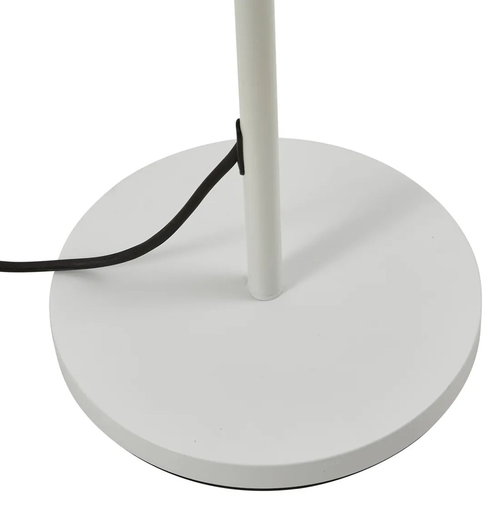 Buiten vloerlamp wit met kap groen touw IP44 - Virginia Jayla