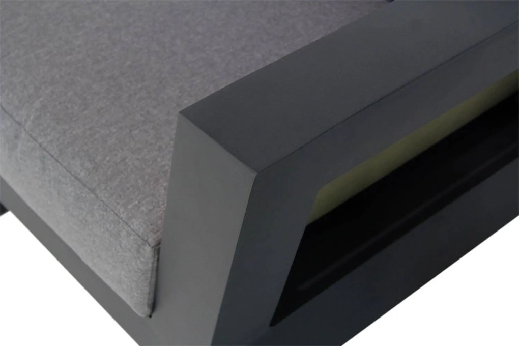 Hoek loungeset  Aluminium Grijs 5 personen Santika Furniture Santika Yovita