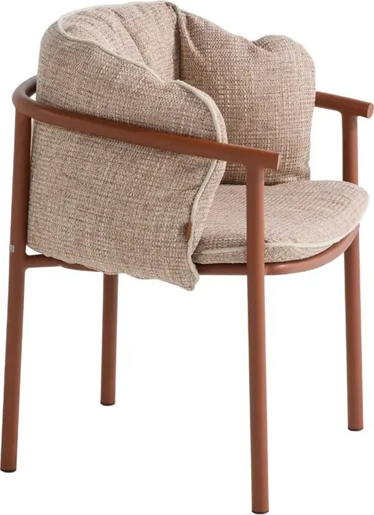 4 Seasons Outdoor Coral tuinstoel Spicy Tuinstoel beige weerbestendig