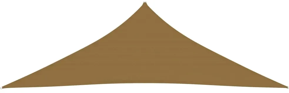 vidaXL Zonnezeil 160 g/m² 4x4x5,8 m HDPE taupe