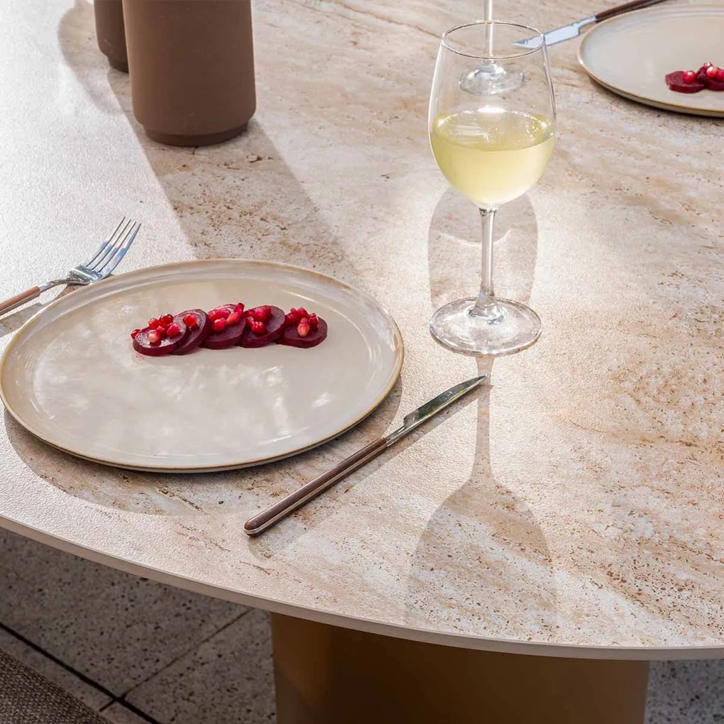 4 Seasons Colorado tuintafel 240 x 105 cm ovaal - amber