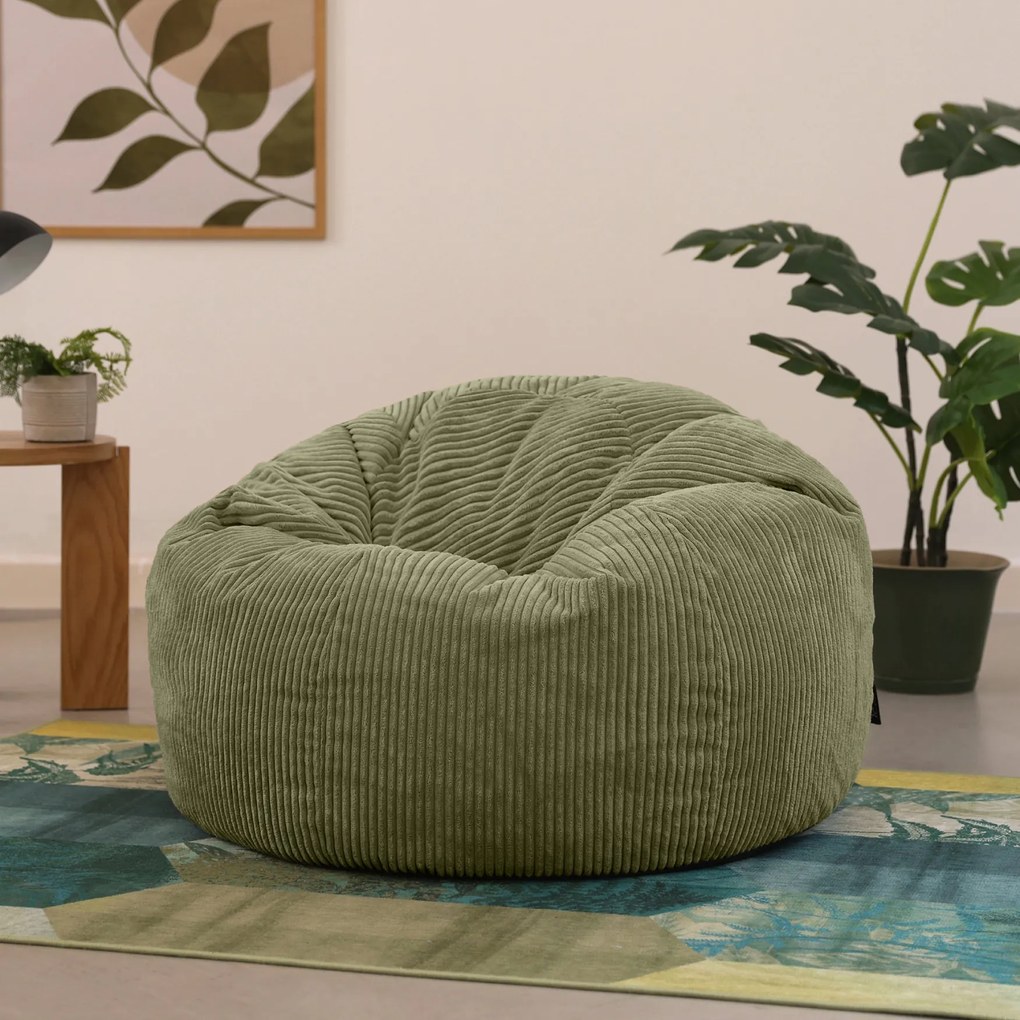 Cloudy Zitzak Corduroy - Groen