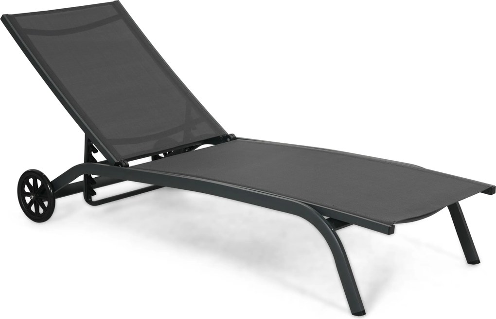 Domani Furniture Bellorio Ligbed Verstelbaar Aluminium Grijs