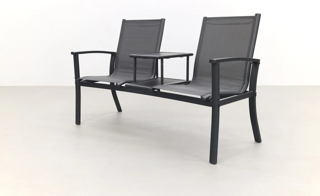 Tete-a-Tete aluminium tuinbank Felix - Antraciet