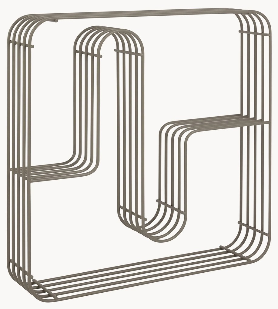 Metalen wandrek Curva