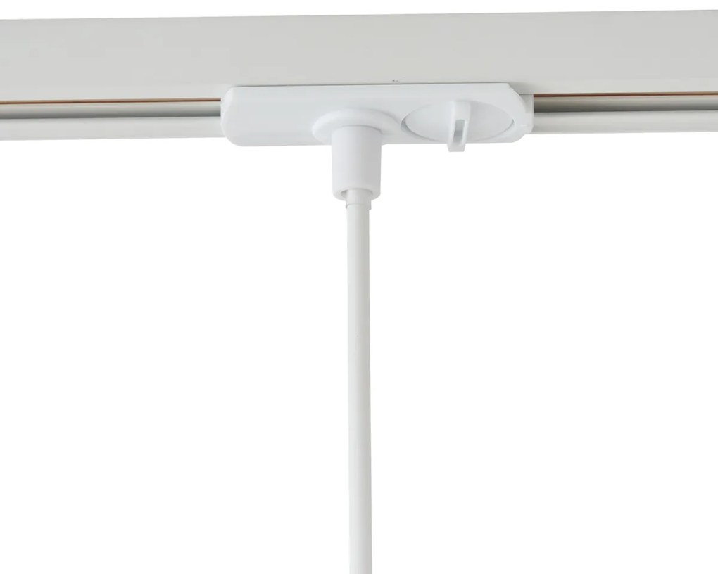 Moderne hanglamp beige met wit voor railsysteem 1-fase GU10 70mm - Iconic Holt