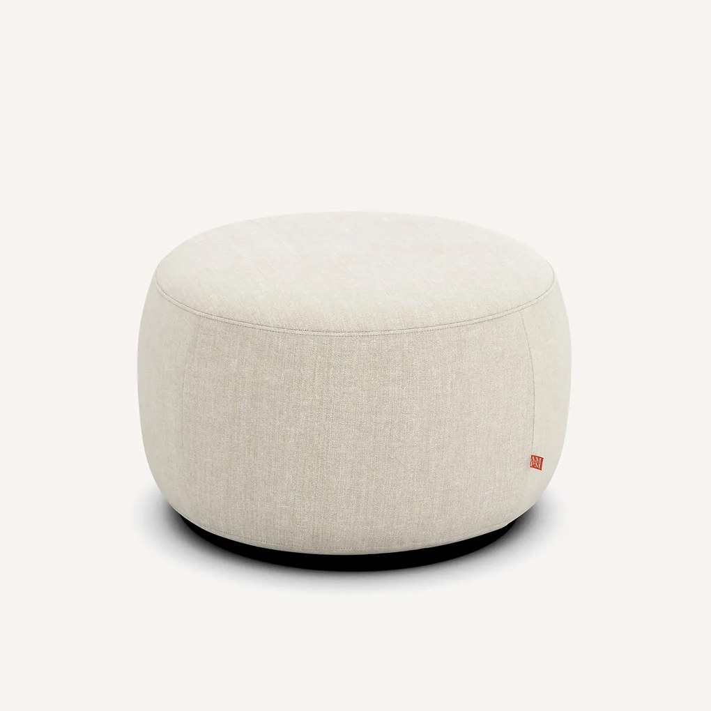 XL voetensteun Rosebury van katoen en linnen, ontwerp Emmanuel Gallina