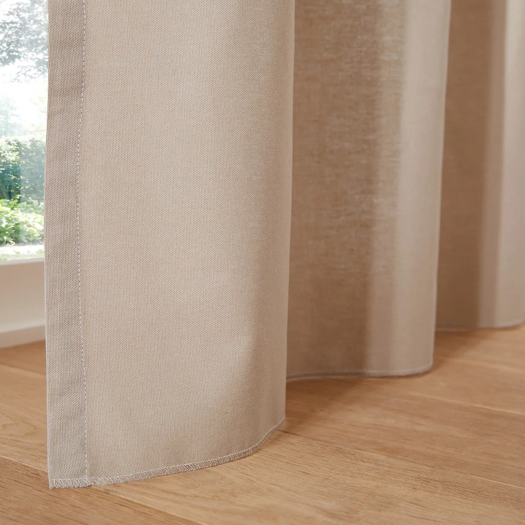 Katoenen gordijn met oogjes Scenario