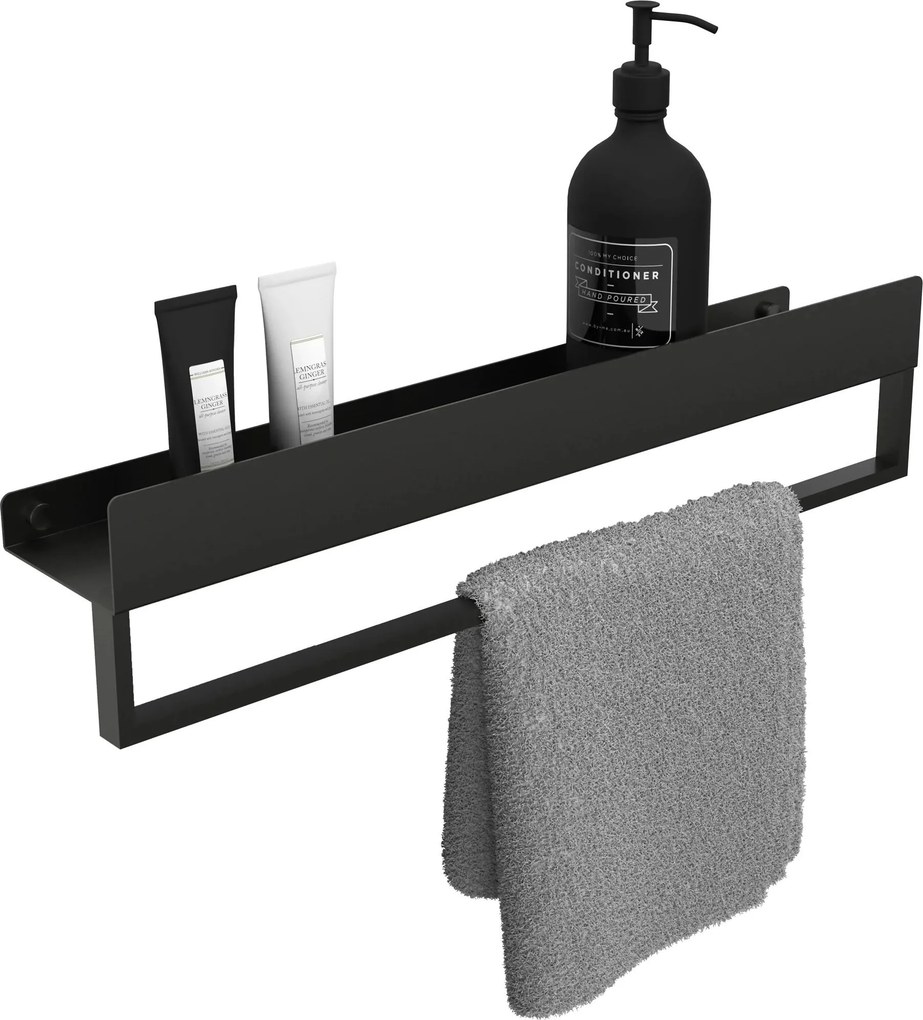 Badkamerplank SF01 60cm black matt