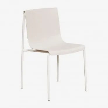 Ismene Polypropylene Tuinstoel Steen Wit - Sklum